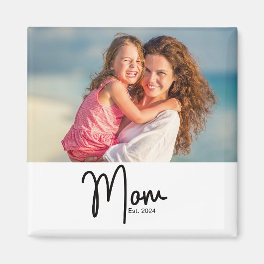 Mama hat Foto-Geschenk etabliert Magnet (Vorne)