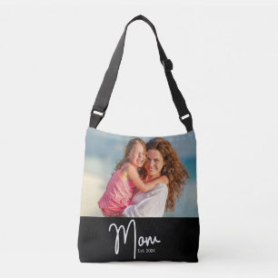 Mama hat Foto-Geschenk etabliert Tragetaschen Mit Langen Trägern