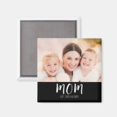 Mama hat Foto-Geschenk gegründet Magnet (Vorderseite/Rückseite)