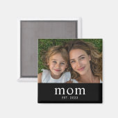 Mama hat Foto-Geschenk gegründet Magnet (Vorderseite/Rückseite)