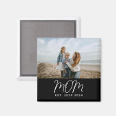 Mama hat Foto-Geschenk gegründet Magnet (Vorderseite/Rückseite)