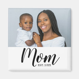 Mama hat Foto-Geschenkmagnet eingerichtet Magnet