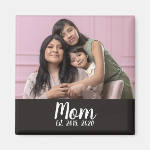 Mama hat Foto-Geschenkmagnet eingerichtet Magnet