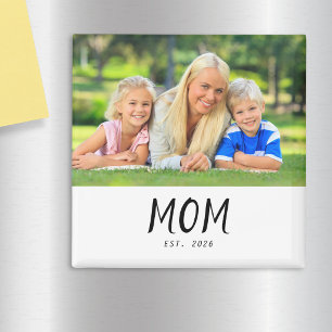 Mama hat Foto-Geschenkmagnet eingerichtet Magnet