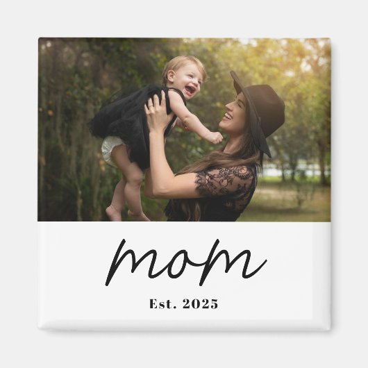 Mama hat Foto-Geschenkmagnet eingerichtet Magnet (Vorne)