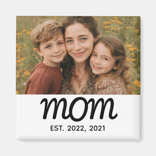 Mama hat Foto-Geschenkmagnet eingerichtet Magnet (Vorne)