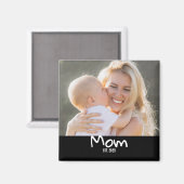 Mama hat Foto-Magnet gegründet Magnet (Vorderseite/Rückseite)