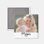 Mama hat Foto-Magnet gegründet Magnet (Vorderseite/Rückseite)