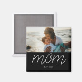 Mama hat Foto Muttertag Magnet gegründet (Vorderseite/Rückseite)