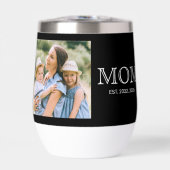 Mama hat Foto Schwarz eingerichtet (Vorderseite)