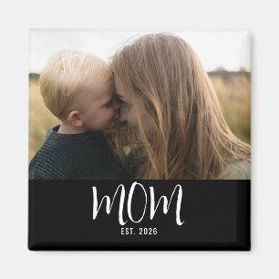 Mama hat Foto zum Muttertag gegründet Magnet