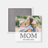 Mama hat Foto zum Muttertag Magnet (Vorderseite/Rückseite)