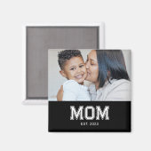 Mama hat Foto zum Muttertag Magnet gegründet (Vorderseite/Rückseite)