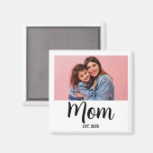 Mama hat Fotogeschenk eingerichtet Magnet (Vorderseite/Rückseite)