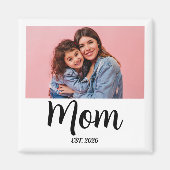 Mama hat Fotogeschenk eingerichtet Magnet (Vorne)