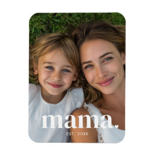 Mama hat gegründet Foto Magnet