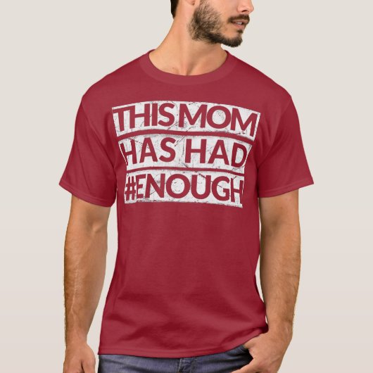 Mama hat genug AntiGun Orange T-Shirt (Vorderseite)