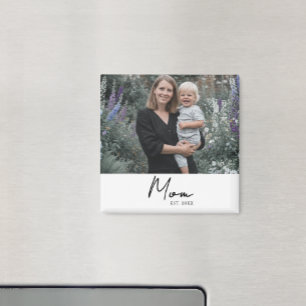 Mama hat Geschenk zum Foto eingerichtet Magnet