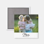 Mama hat Geschenkmagnet eingerichtet Magnet (Vorderseite/Rückseite)