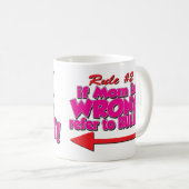 MAMA HAT IMMER RECHT! KAFFEETASSE (VorderseiteRechts)