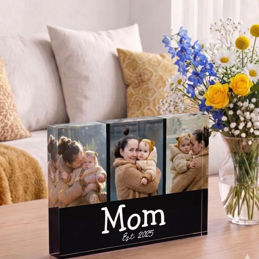 Mama hat lustigen fetten Text 3 Foto Schwarz einge