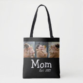 Mama hat lustigen fetten Text 3 Foto Schwarz einge Tasche (Vorderseite)