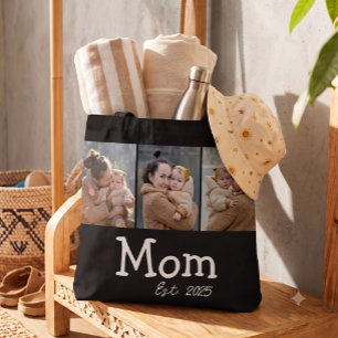 Mama hat lustigen fetten Text 3 Foto Schwarz einge Tasche