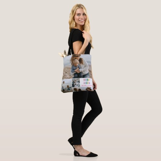 Mama hat magische Patchwork-Fotografie gemacht Tasche (Am Model)