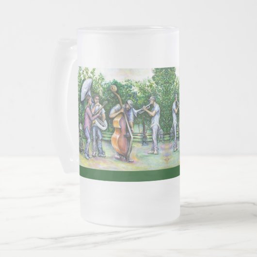 Mama hat mich nie vor Tuba-Spielern gewarnt Mattglas Bierglas (Vorderseite Links)