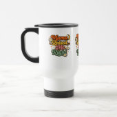 Mama hat mich richtig erzogen – Retro Groovy Typog Reisebecher (Links)