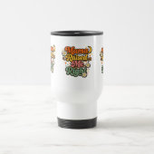 Mama hat mich richtig erzogen – Retro Groovy Typog Reisebecher (Mittel)