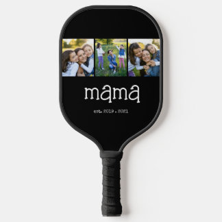 Mama hat Modern 3 Foto eingerichtet Pickleball Schläger