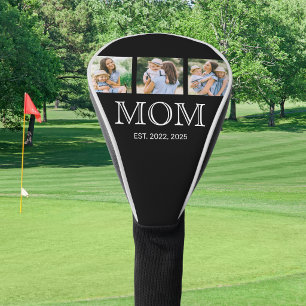 Mama hat Modern 3 Foto Schwarz eingerichtet Golf Headcover