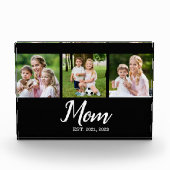 Mama hat Modern Script 3 etabliert Fotoblock (Vorderseite)