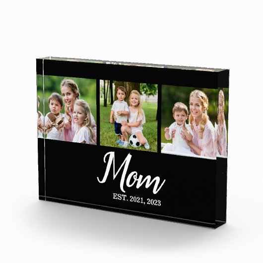 Mama hat Modern Script 3 etabliert Fotoblock (Rechts)