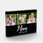 Mama hat Modern Script 3 etabliert Fotoblock (Links)