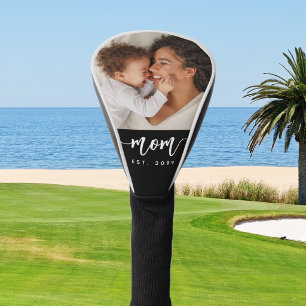 Mama hat moderne Schrift-Typografie-Foto etabliert Golf Headcover