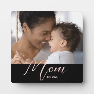Mama hat modernen, individuellen rosa Schriftzug-F Fotoplatte