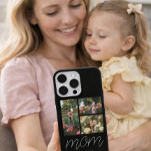 Mama hat modernen Schriftzug Schwarz 3 Foto Case