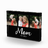 Mama hat modernes fettes Skript Schwarz 3 Foto ein (Rechts)