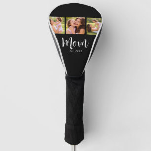 Mama hat modernes fettes Skript Schwarz 3 Foto ein Golf Headcover