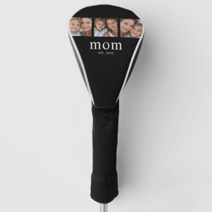 Mama hat modernes fettes Skript Schwarz 3 Foto ein Golf Headcover