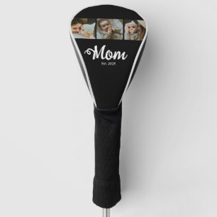 Mama hat modernes fettes Skript Schwarz 3 Foto ein Golf Headcover