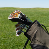 Mama hat modernes fettes Skript Schwarz 3 Foto Golf Headcover (In SItu)