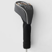 Mama hat modernes fettes Skript Schwarz 3 Foto Golf Headcover (angewinkelt)
