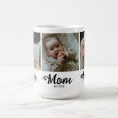 Mama hat modernes fettes Skript Weiß 3 Foto einger Kaffeetasse (Mittel)