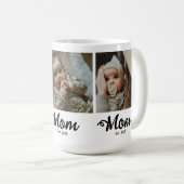 Mama hat modernes fettes Skript Weiß 3 Foto einger Kaffeetasse (VorderseiteRechts)