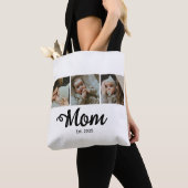 Mama hat modernes fettes Skript Weiß 3 Foto einger Tasche (Von Nahem)