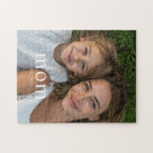 Mama hat modernes Minimalfoto eingerichtet Puzzle (Horizontal)