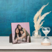 Mama hat modernes Schriftfoto eingerichtet Fotoplatte (InSitu)